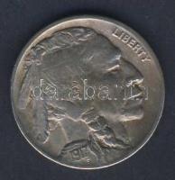 USA 1917D 5c "Indián/Bivaly" T:3 R!