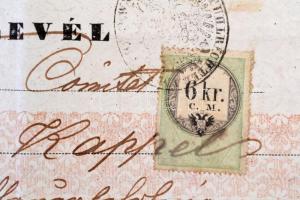 1855 Útlevél Felsőőön kiállítva / Passport issued in Burgenland