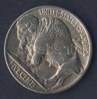 USA 1917D 5c "Indián/Bivaly" T:3 R!