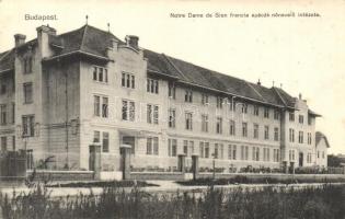 Budapest XI. Villányi út 35. Notre Dame de Sion francia apácák nőnevelő intézete (EK)