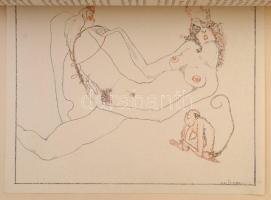 1919 Eros, Monatshefte für erotische Kunst. Erotikus művészeti folyóirat. III. Heft. Wien-Leipzig, 1...