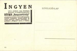 Budapest XIV. Pestszentlőrinc, Pusztaszentlőrinc; Falkavadászat. Hátoldalon Wágner Hangszerkirály re...