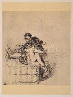 Zichy Mihály (1827-1906) - Liebe (L'Amour) c. mappája 33 heliogravürrel (a 40. ből). Leipzig, 1...