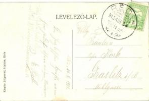 Réde, Gróf Eszterházi Pál kastélya, Klopfer Zsigmond vendéglője, kereskedése és saját kiadása