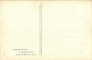 Le Manchon de Gui. Trichromie artistique A. Leroy et R. Cremien / Gently erotic art postcard s: Raph...