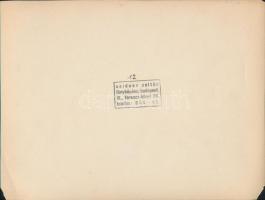 Seidner Zoltán(1896-1960): Szobabelsők, 4 db pecséttel jelzett fotó, sérülésekkel, 18x24 cm