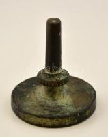 1922 "Horthy Miklós Kollégium Budapest" feliratú, magyar kiscímeres réz pecsétnyomó, d: 4 ...