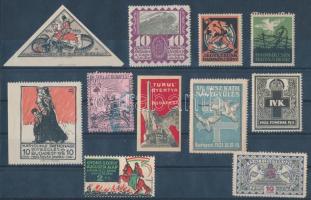 1914-1915 11 db I. világháborús bélyeg