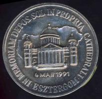 1991. "Mindszenty bíboros" Ag emlékérem T:1