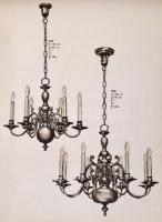 cca 1936 PF Lámpa és világítótest, műszaki cikk árjegyzék és reklám katalógus, foltos borítóval, 23x...