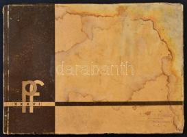 cca 1936 PF Lámpa és világítótest, műszaki cikk árjegyzék és reklám katalógus, foltos borítóval, 23x...