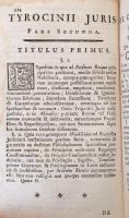 Szegedi János: Tripartitum juris Hungarici tyrocinium juxta ordinem titulorum operis Tripartiti sacr...