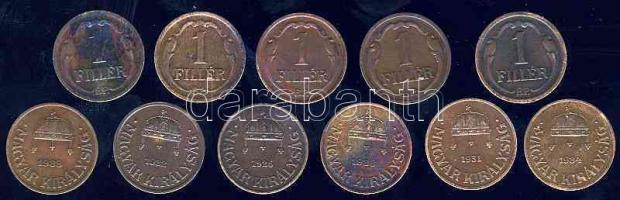 1926-1939. 1f (11x) T:2,2-