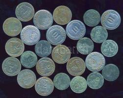 1940-44. 2f (10x) vas, 2f (10x) Zn, 10f (6x) vas T:2,3