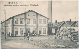 Bród, Brod na Savi, Slavonski Brod; Slavonia Tvornica pokucstva, Pisarna / Möbelfabrik, Bureau / Furniture Factory (EK)