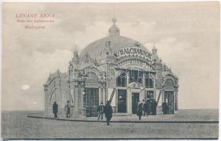 Budapest V. Deák tér, Lénárt Anna halcsarnoka, kiosk (EK)