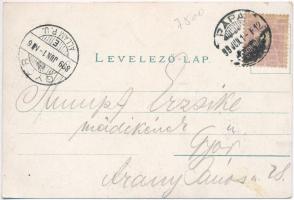 1899 Pápa, Fenyvessy villa, Izraelita, Evangélikus és Katolikus templom, zsinagóga, Eszterházy kasté...