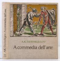 A.K. Dzsivelegov: A commedia dellarte. Bp., 1962, Gondolat. Kiadói egészvászon kötés, volt könyvtári példány, jó állapotban.
