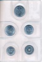 1987. 2f-20Ft (10xklf) forgalmi sor bordó műbőrtokban T:1