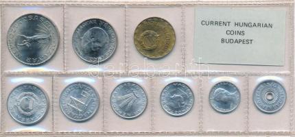 1981. 2f-10Ft (10xklf) érmés forgalmi sor fóliatokban T:1 Adamo FO14