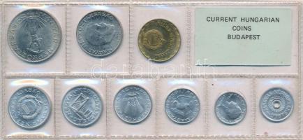 1982. 2f-10Ft (10xklf) érmés forgalmi sor fóliatokban T:1 kis patina Adamo FO15