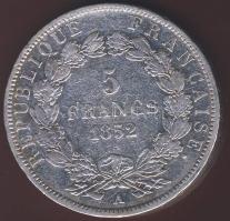 Franciaország 1852A 5Fr Ag III.Napóleon T:3
