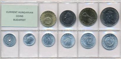 1987. 2f-20Ft (10xklf) érmés forgalmi sor fóliatokban T:1