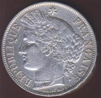 Franciaország 1870A 5Fr Ag T:3ph