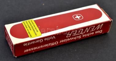 Wenger svájci bicska, eredeti dobozában, jó állapotban, h: 14,5 cm