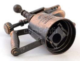 Lángszóró formájú ceruzahegyező, 6x6,5 cm