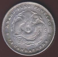 Kínai Császárság/Kwantung Tartomány 1890-1908. 10c Ag T: 2/3