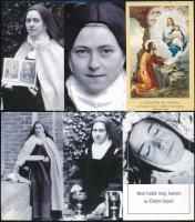 35 db vegyes régi szentkép, 11,5x7,5 cm és 9x5 cm közötti méretben