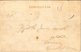 Békés, Kotrógép a Körös folyóban, Véver Oszkár kiadása  (r)