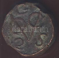 Holland Kelet-India/Egyesült Kelet-Indiai Társaság 1792. 2 Stuiver "Bank" (Szükségpénz elfogadva legális fizetőeszköznek) T:2