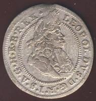 Ausztria 1701. 1Kr Ag I. Lipót T:2/3 kis hajlás