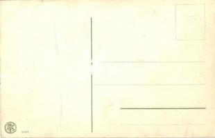 Gruss vom Krampus / Krampus in airplane with globe. SB Special 5101. Emb. litho (Rb)