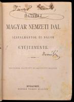 Hatszáz magyar nemzeti dal. Szavalmányok és dalok gyűjteménye. Bp., é. n., Mégner Vilmos. Kopott vás...