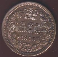 Nagy-Britannia 1876. 1/3 Farthing T:2 verethibákkal!