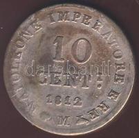 Olaszország/Napóleon Királysága 1812. M 10c Ag T:3+