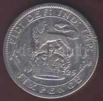 Nagy-Britannia 1925. 6P Ag "széles perem" T:3+