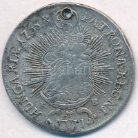 1765K-B 17kr Ag "Mária Terézia" (5,78g) T:2- ly. 
Huszár: 1708., Unger III.: 1243.a