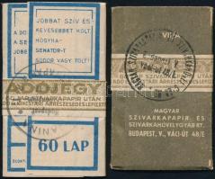 cca 1940 Diadal és Senator 60 lapos szivarkapapír adójeggyel / Cigar paper with tax stamp