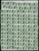 1946 január Számla 100 db 30P illetékbélyeggel / Invoice with invoice stamps