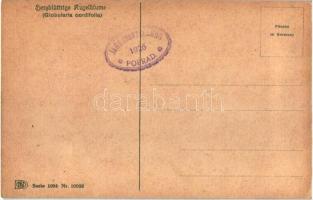 5 db RÉGI sziluettes túrázós művészlap Jos. Goller szignóval. 1926 Poprad Jagdausstellung pecséttel ...