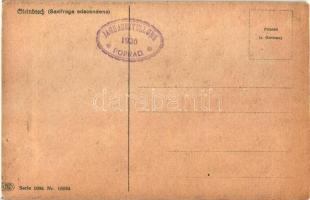 5 db RÉGI sziluettes túrázós művészlap Jos. Goller szignóval. 1926 Poprad Jagdausstellung pecséttel ...