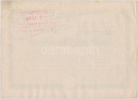 Budapest 1920. "Bárdi József Automobil Részvénytársaság" részvénye 200K-ról, szárazpecsétt...