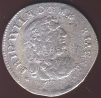 Német államok/Brandenburg 1686. 6Gr Ag Frigyes Vilmos T:3-/4