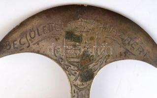 1943-1944 "Becsülettel a hazáért / Szerbia 1943-44 / Dr. B. S. (S. B.?)" feliratú, gazdago...