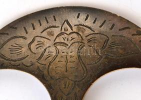 1943-1944 "Becsülettel a hazáért / Szerbia 1943-44 / Dr. B. S. (S. B.?)" feliratú, gazdago...