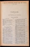 1922 A Magyar Királyi Államvasutak Hivatalos Lapja, teljes évfolyam 1-75. szám, szerkeszti: Dr. Bogs...
